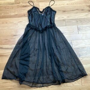 RARE Frederick’s of Hollywood set! slip dress and robe